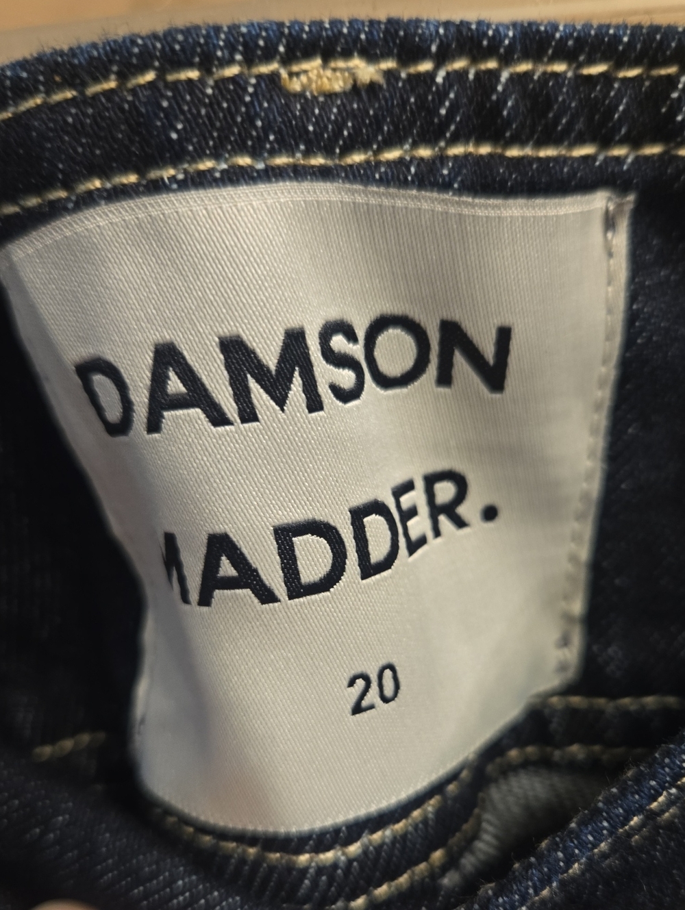Damson Madder Raye Denim Skirt - Dark Indigo EU Size 20 / US 16 ( See Meas) - Picture 9 of 10